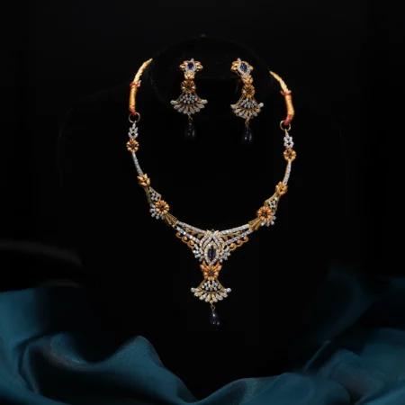 Imperial Peacock Harmony Necklace Set