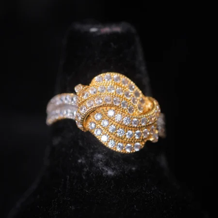 Stardust Spiral Ring