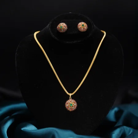 Rainbow Sparkle Necklace Set