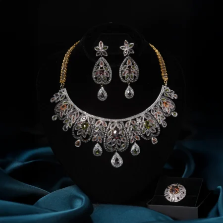 Opulent Blossom Necklace Set