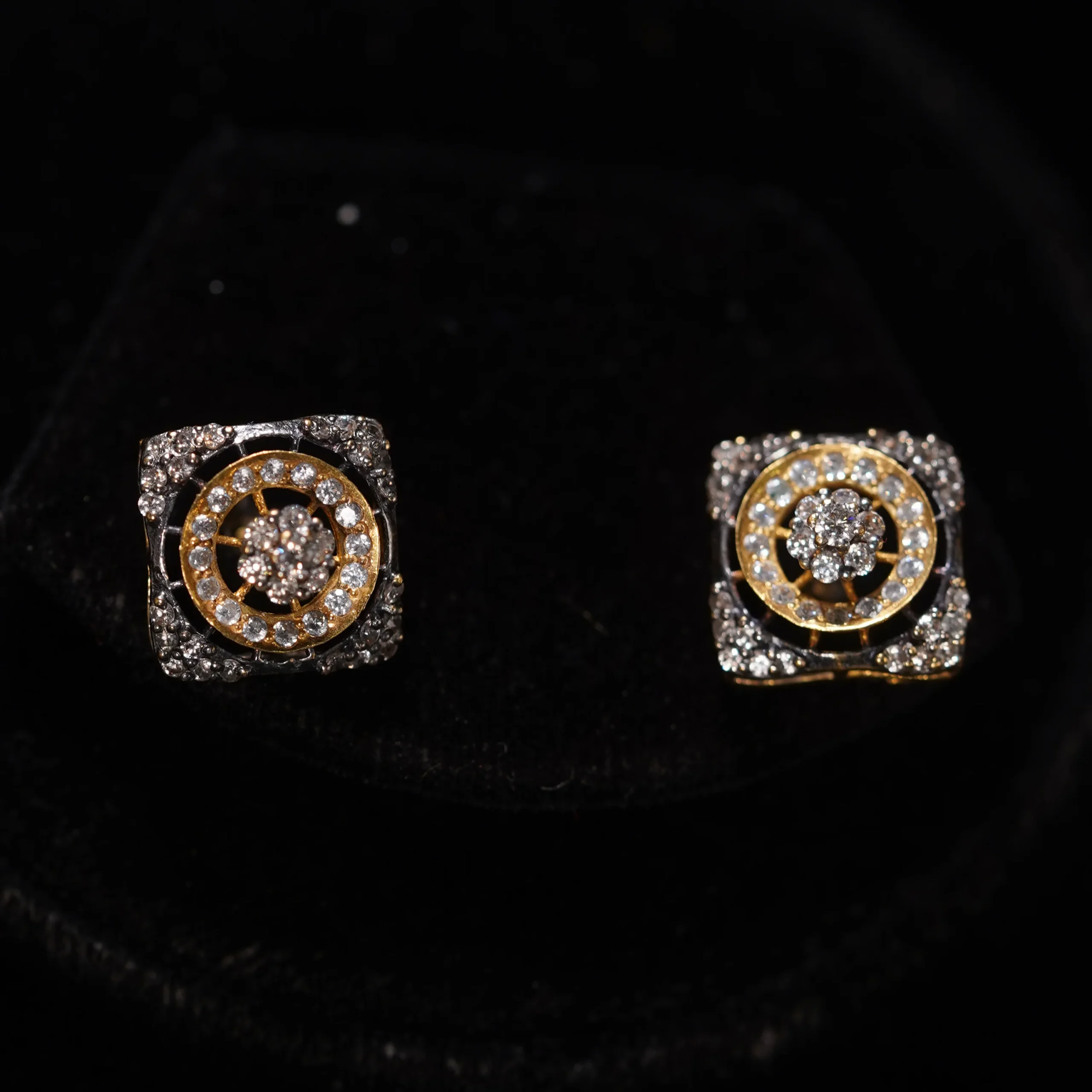 Geometric Radiance Earrings